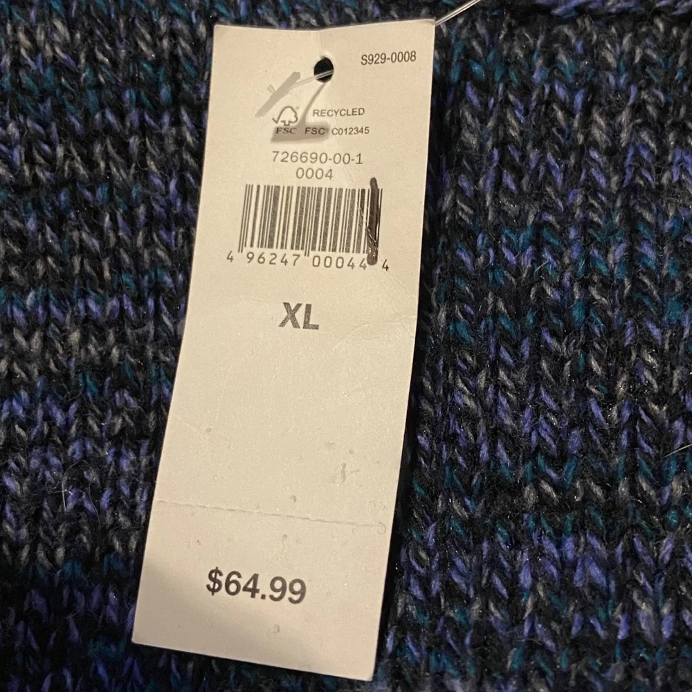 NWT Men's Multicolor Crewneck Sweater‎ by Banana Republic- Size XL